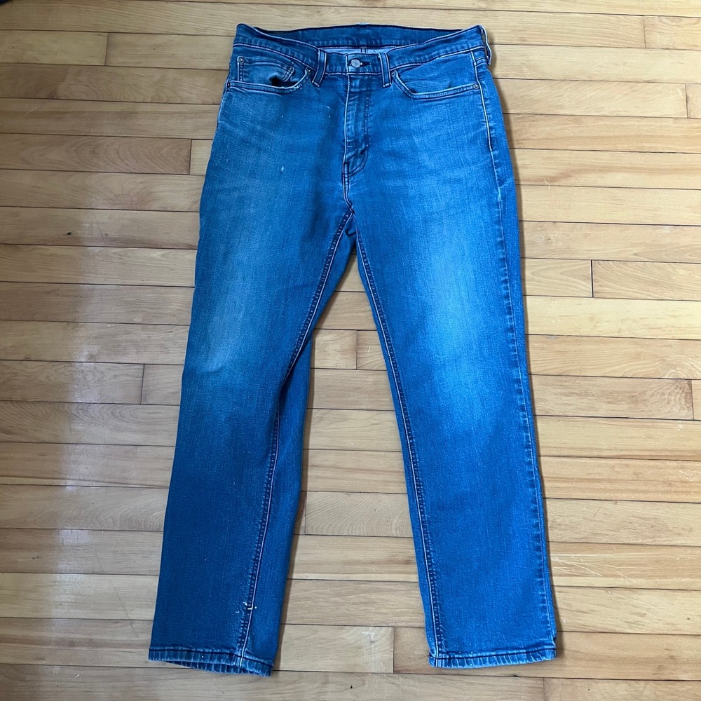 Levis 511 Slim Fit Mens Jeans Medium Blue Denim 32x31 Zip Fly Classic Casual